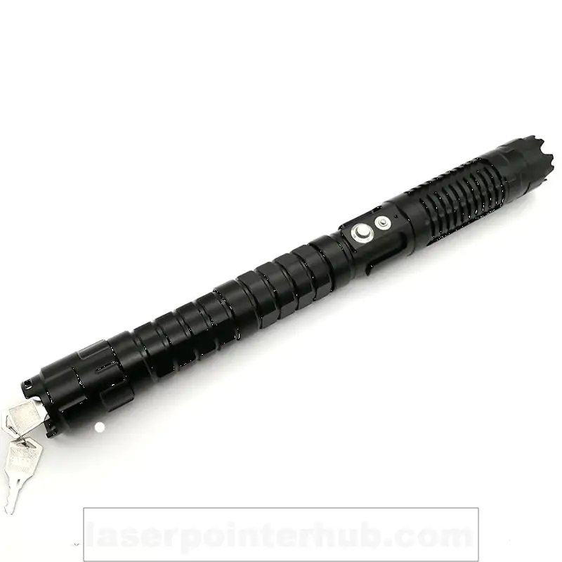 High Power Laser Pointer 4000mw 8000mw Blue, 2000mw Green, SKU B020, 2000mw/4000mw/8000mw power, 520nm blue laser/450nm green laser wavelength, Black color, product thumbnail 6