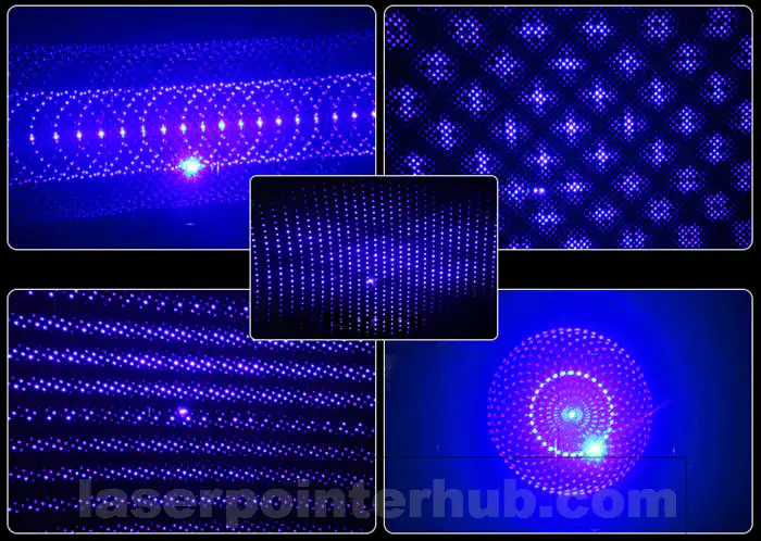 High Power Laser Pointer 4000mw 8000mw Blue, 2000mw Green, SKU B020, 2000mw/4000mw/8000mw power, 520nm blue laser/450nm green laser wavelength, Black color, product thumbnail 4
