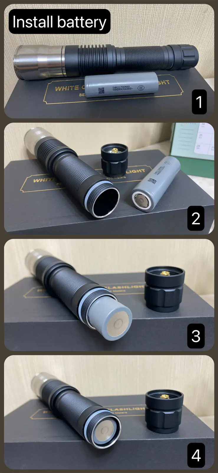 Single Beam Laser Pointer 7W Blue & 2.4W Green Pure Focus No Scatter, SKU B023, 7000mw/2400mw power, 450nm blue laser/520nm green laser wavelength, silver/black color, product thumbnail 13