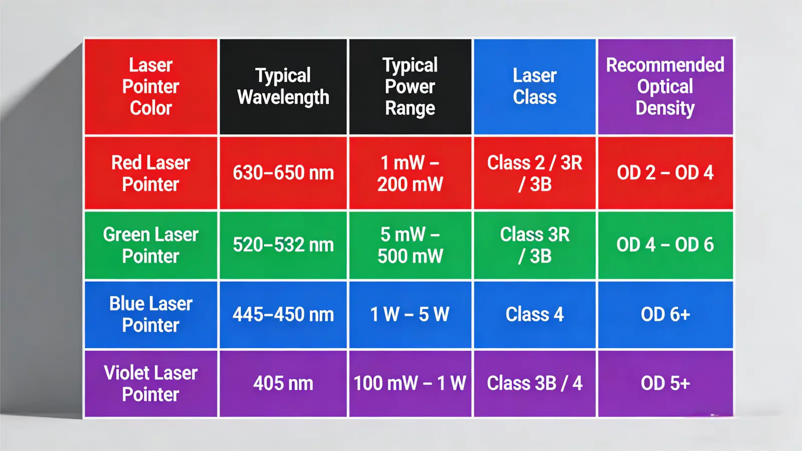 Laser Safety Glasses Guide: What Protection Level Do Laser Pointer Users Need? image 2