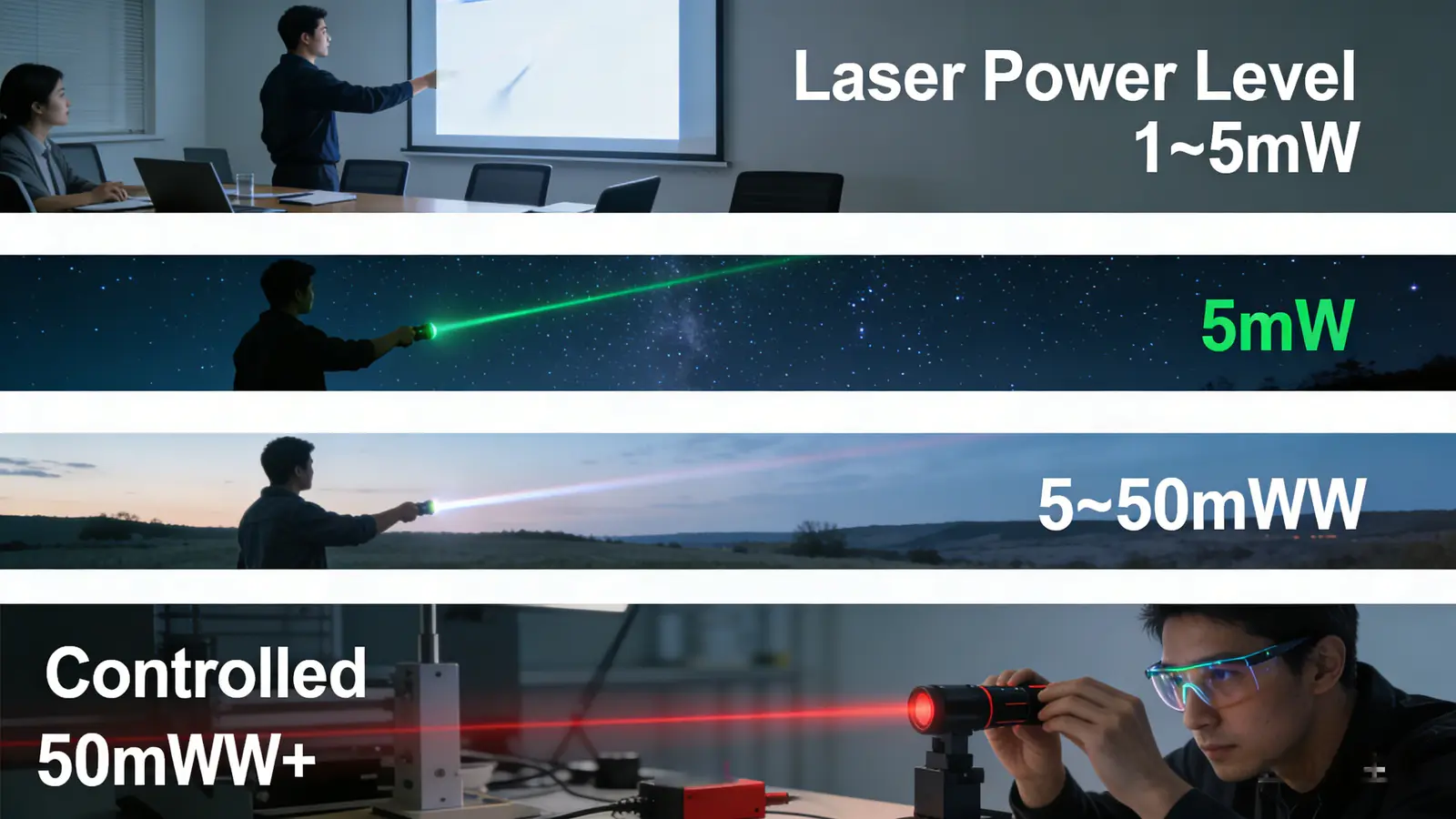Laser Pointer Power Guide: What Does mW Mean and How Much Do You Need? image 2