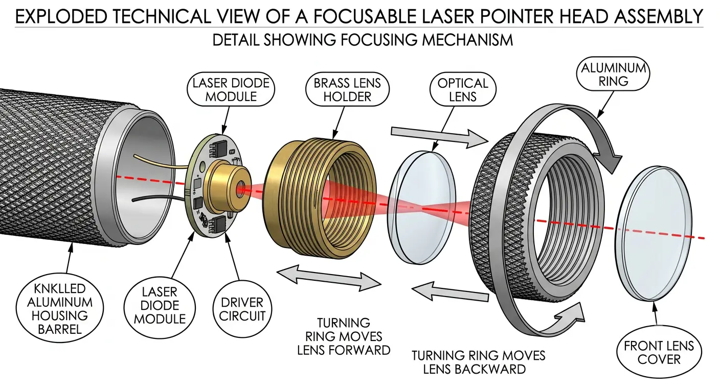 Laser Pointer Optics Guide: Lenses, Beam Divergence & Focus image 2