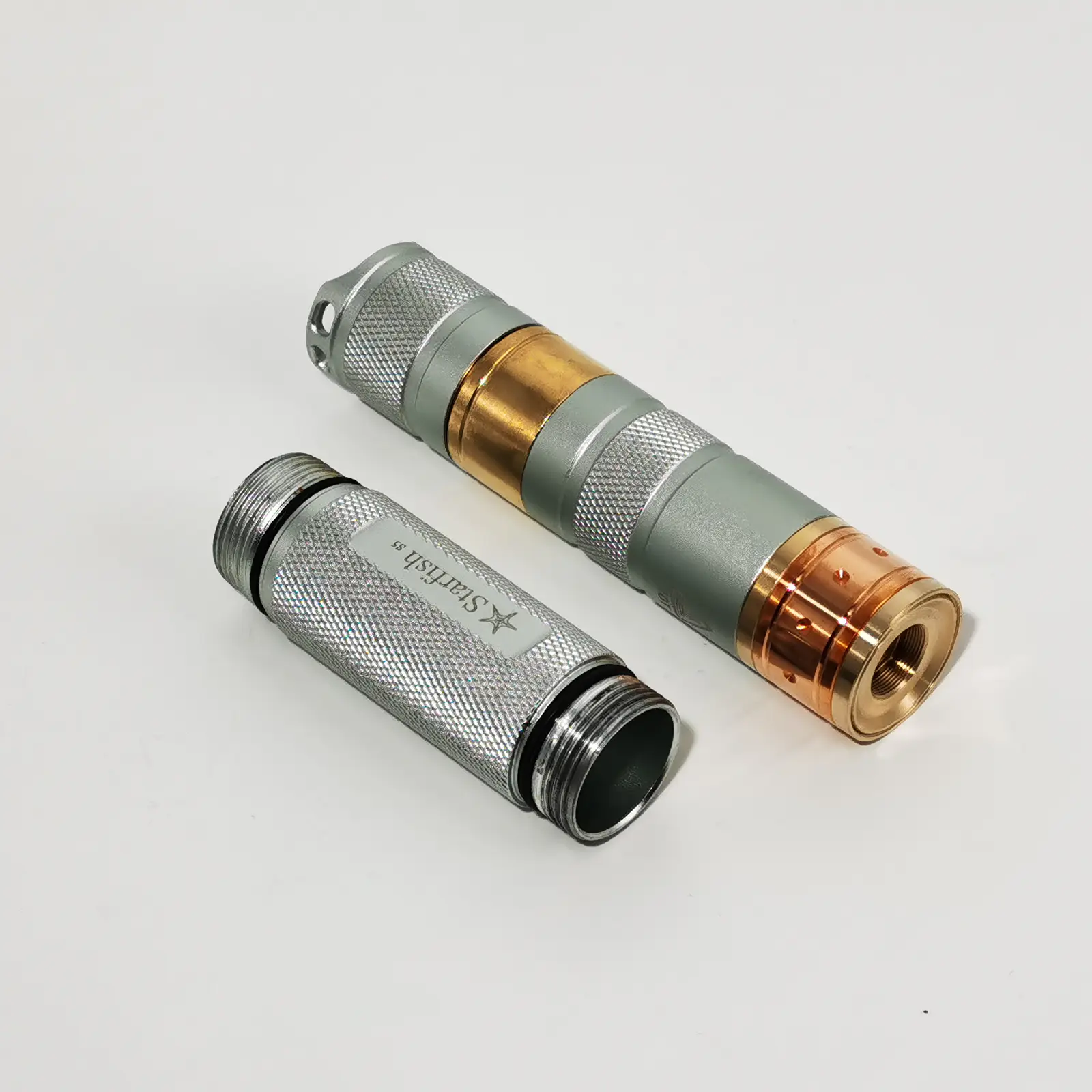 Professional Pocket Blue Laser Pointer 6000mW New Handheld, SKU B016, 6000mw power, 450nm blue laser wavelength, silver color, product thumbnail 5