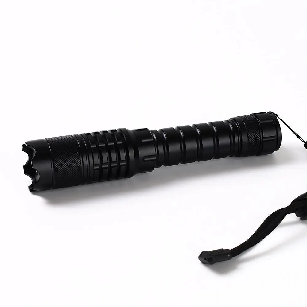 Rugged Build Laser Pointer 1.6W Aluminum Head Variable Focus, SKU B018, 1600mw power, 450nm blue laser wavelength, black/silver/grey color, product thumbnail 5