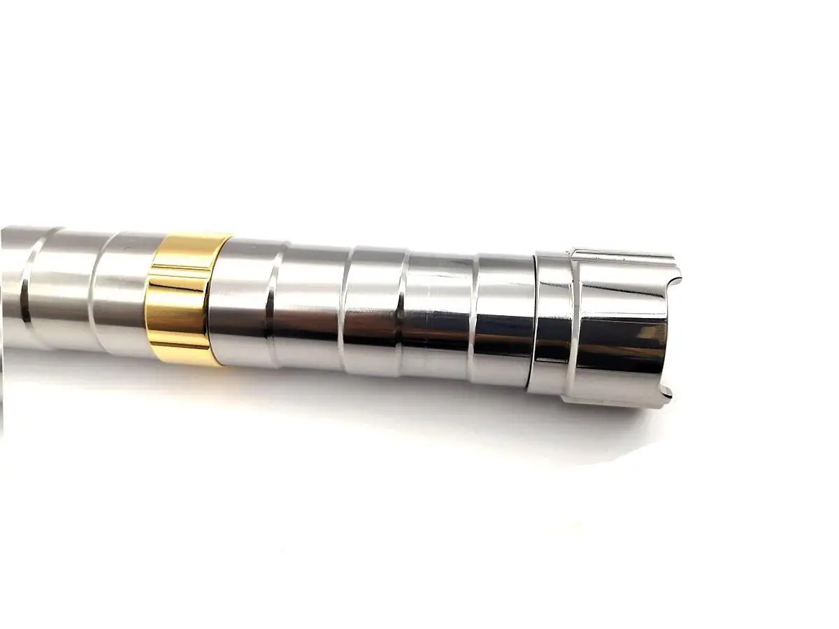 Nichia Precision Blue Laser Pointer 4W  Stable Sustained Beam Output, SKU B022, 4000mw power, 450nm Blue laser wavelength, silver color, product thumbnail 5