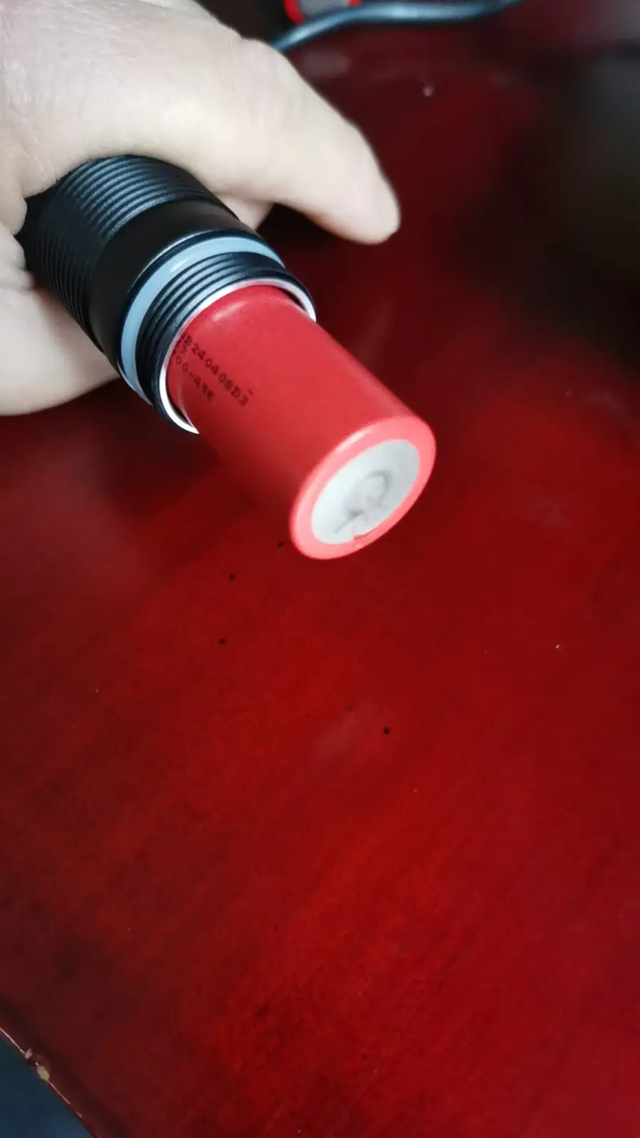 Single Beam Laser Pointer 7W Blue & 2.4W Green Pure Focus No Scatter, SKU B023, 7000mw/2400mw power, 450nm blue laser/520nm green laser wavelength, silver/black color, product thumbnail 5