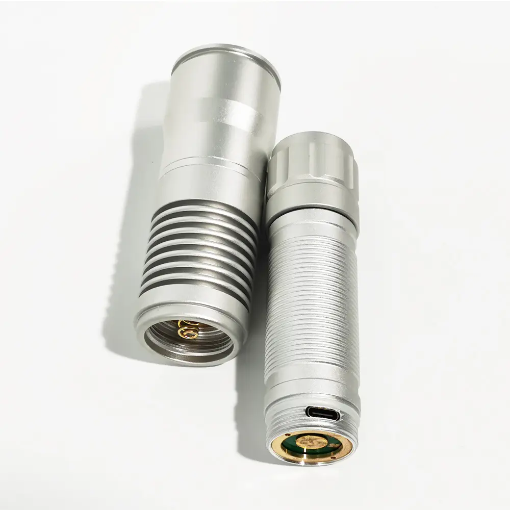 Single Beam Laser Pointer 7W Blue & 2.4W Green Pure Focus No Scatter, SKU B023, 7000mw/2400mw power, 450nm blue laser/520nm green laser wavelength, silver/black color, product thumbnail 4