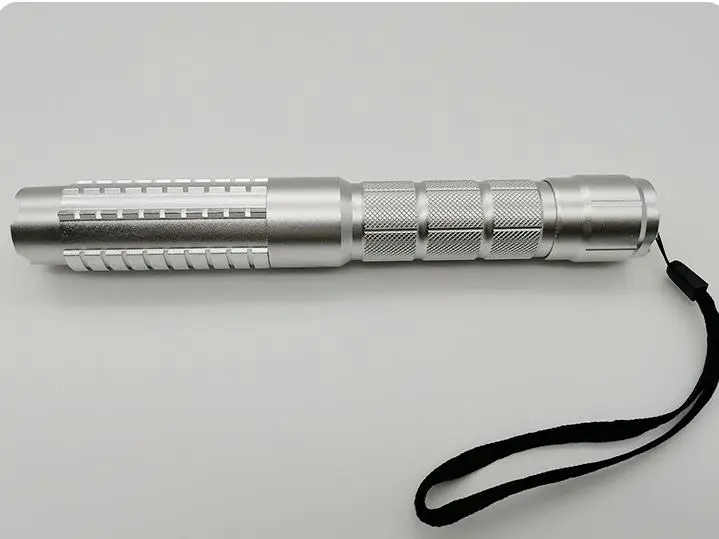 Elite 520nm Green Laser Flashlight - Astronomy & SOS, SKU B030, >1mw power, 520nm green laser wavelength, silver color, product thumbnail 9