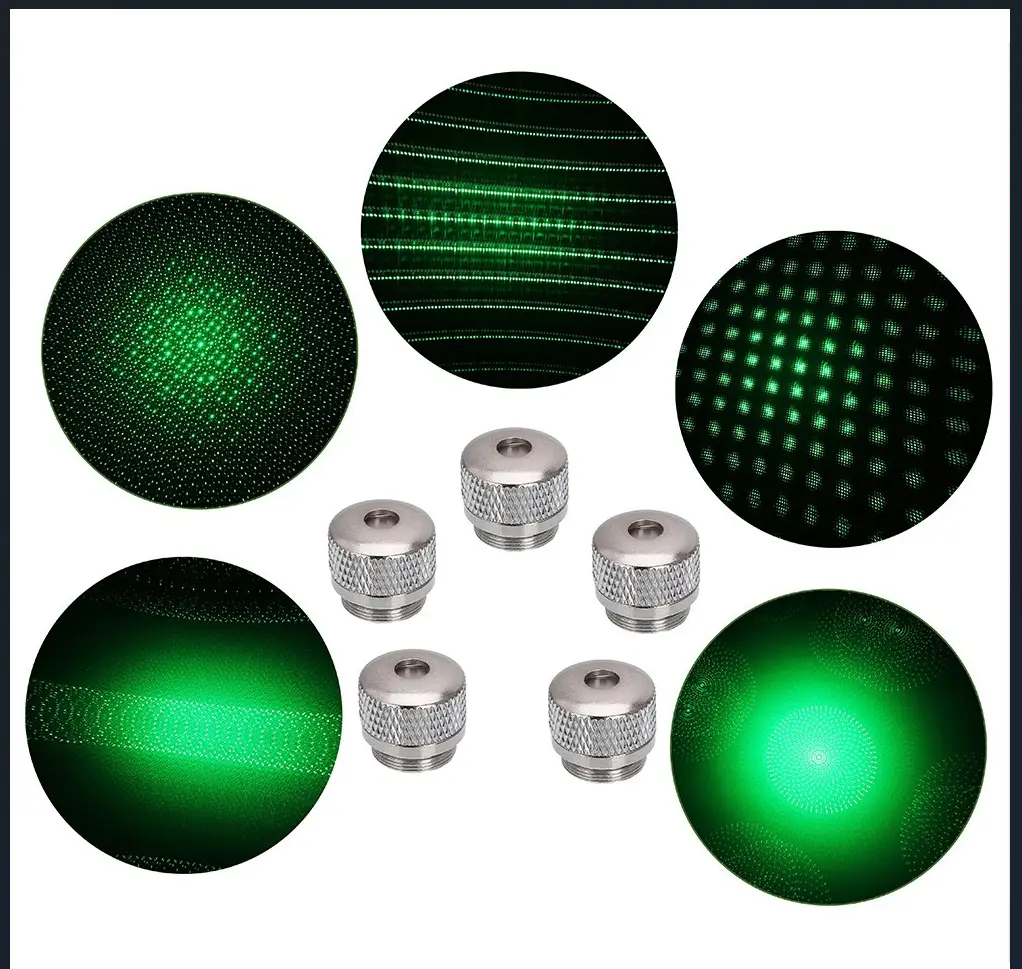 Elite 520nm Green Laser Flashlight - Astronomy & SOS, SKU B030, >1mw power, 520nm green laser wavelength, silver color, product thumbnail 4