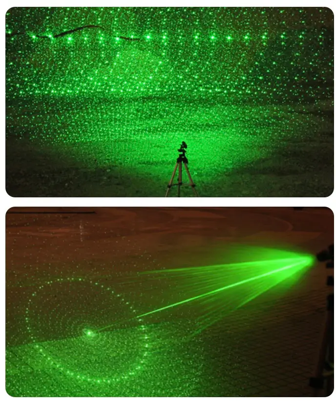 Elite 520nm Green Laser Flashlight - Astronomy & SOS, SKU B030, >1mw power, 520nm green laser wavelength, silver color, product thumbnail 5