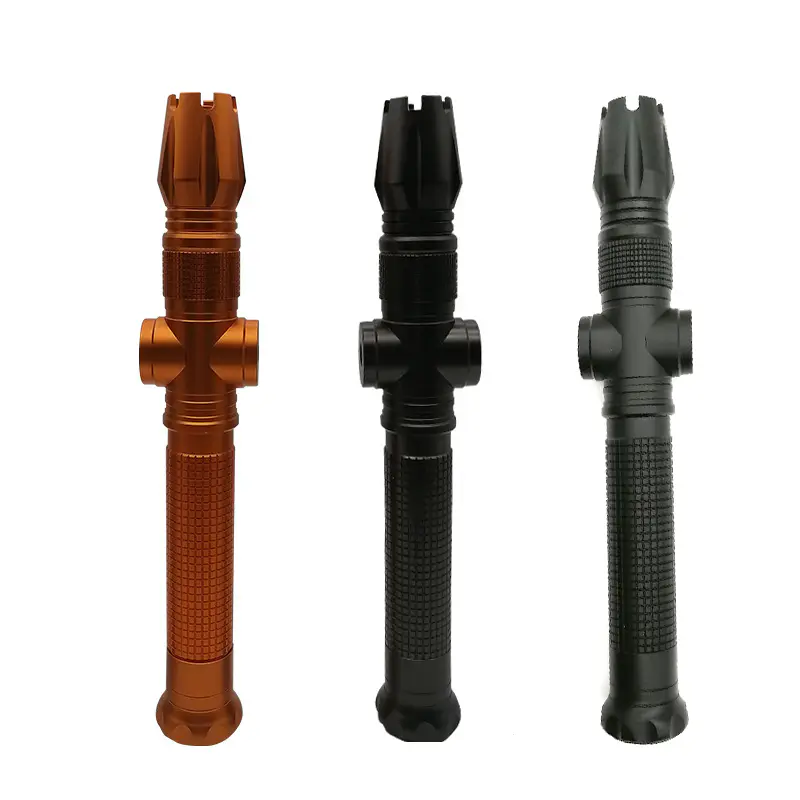 Professional Focusing Laser Pointer 4W Blue & 2W Green Laser Sword Design, SKU G019, 2000mw/4000mw power, 450nm blue laser/520nm green laser wavelength, Black/Golden/Grey color, product thumbnail 2