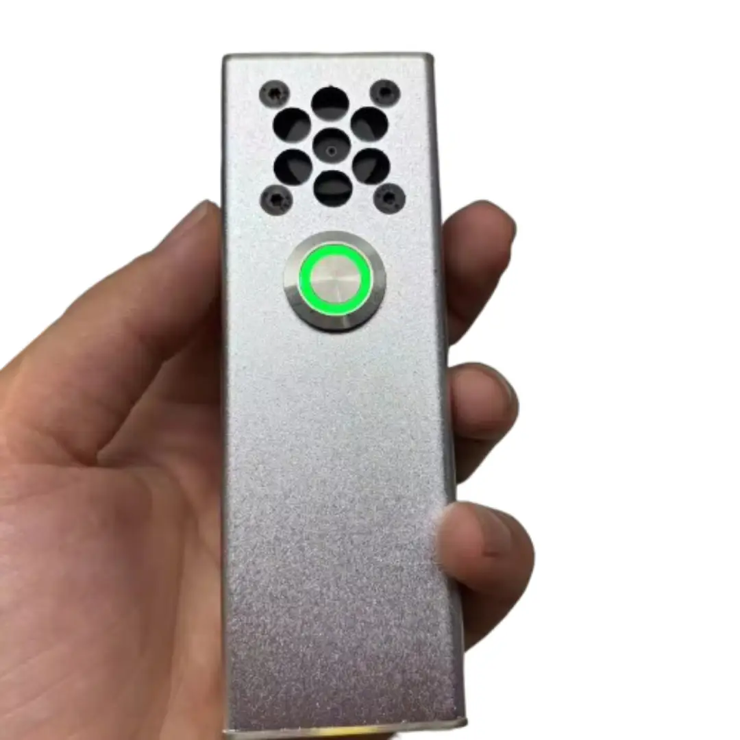 1064nm Infrared Laser Pointer – Invisible Beam Mini Stainless Steel Rechargeable Laser  40000mw, SKU LP40, 40000mw Power, 1064nm red laser Wavelength, silver Color, product image